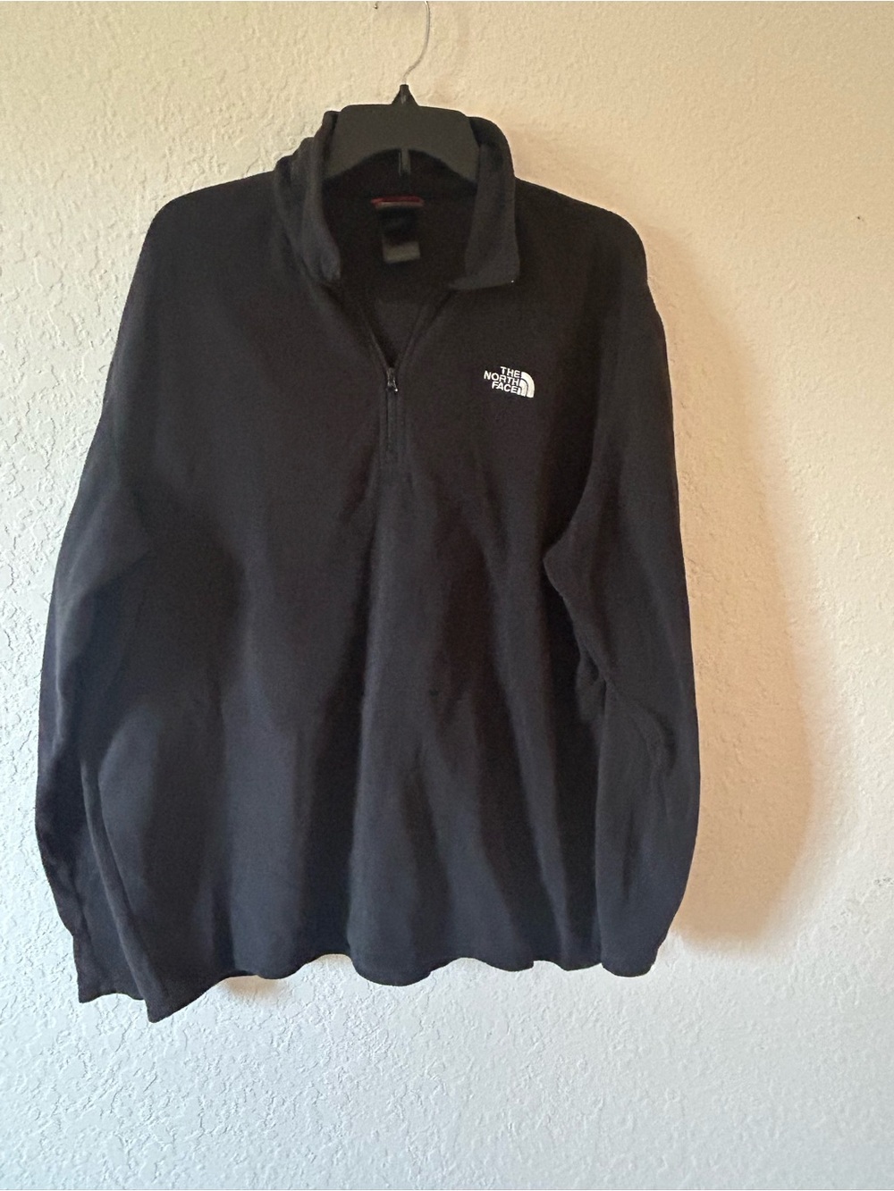 The North Face Black Fleece with White Logo